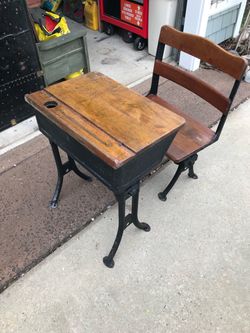 Children’s school desk with chair