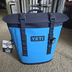 New Yeti M12 Backpack Cooler Bag Big Wave Blue 