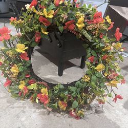 Wreath With Flowers 