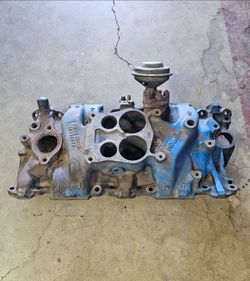 Vintage Small Block Chevy 4-Barrel Intake Manifold (GM Casting 346249)