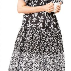 Midi  Floral Dress L