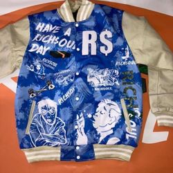 Rich$oul varsity jackets on sale $125 hmu sizes s-4x $125 each 💯✅
