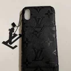 Black Apple iPhone X/XS Case With Pocket For Credit Card