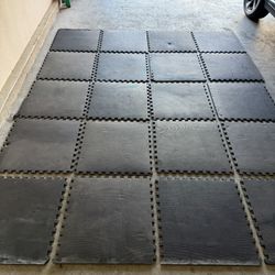 Gym Floor Mats for Sale – $25 for 20 Tiles