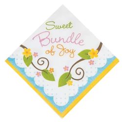 Owl Baby Shower Beverage Napkins