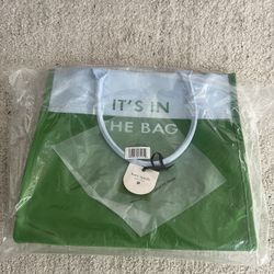 kate spade target colorblock knit tote bag green