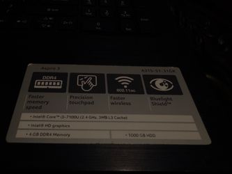 Laptop idk about specs does come with charger