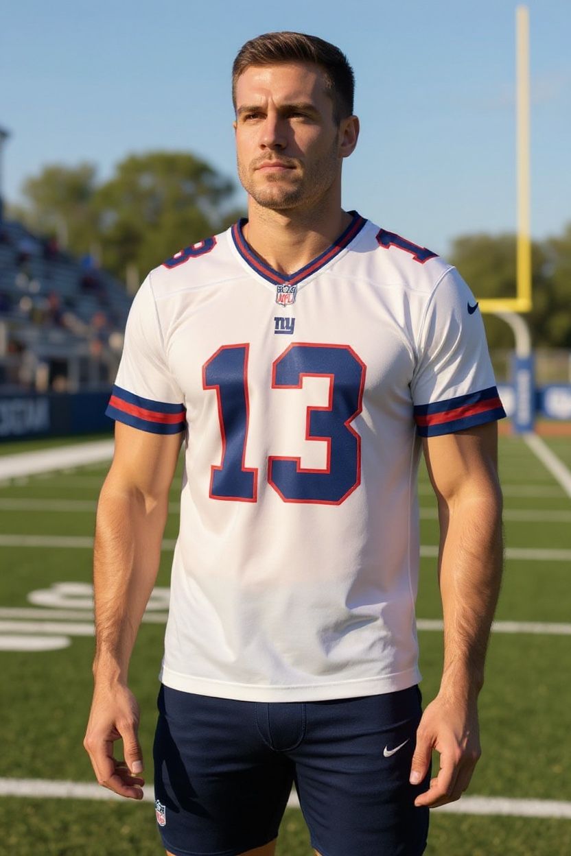 Odell Beckham Jr New York Giants Nike Color Rush Legend Jersey Men 2017 NFL #13