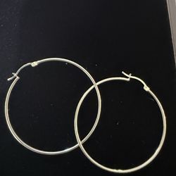 925 Silver Hoop Earings