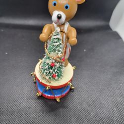 Teddy On Top Of Drum Ornaments 