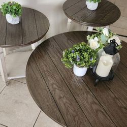 Coffee Table  & End Tables Set 
