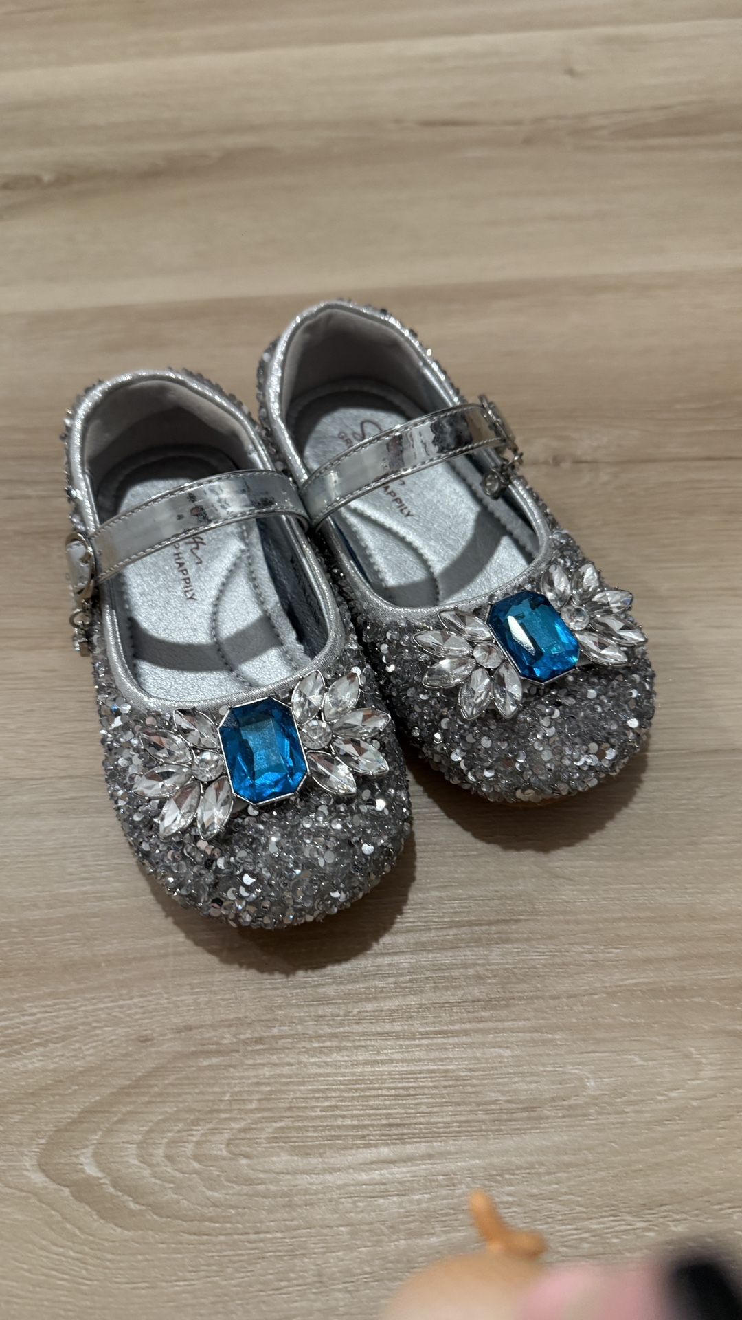 Little Kid Elsa Shoes Size 17cm