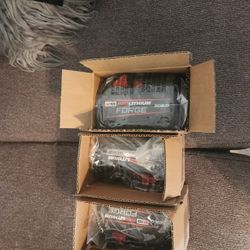 Millwake Forge 8.0 Baterie $170 Each And 6.0 High input $90