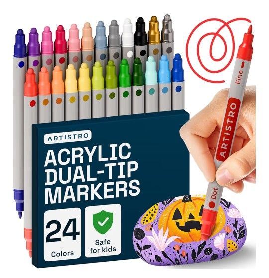 Acrylic Dual -tip Markers