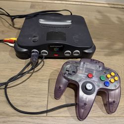 Nintendo 64 Console, Cables and Controller in good shape!  