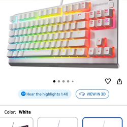 Steel Series Gaming Keyboard NIB