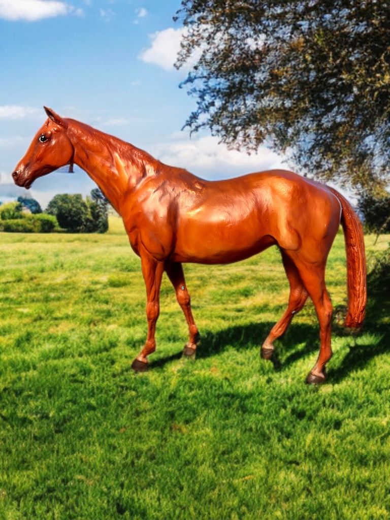 Breyer 2005 Chestnut Sonador Dreamer Thoroughbred Mare Model 1240, Mold 420