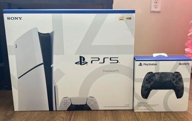 PS5 Slim Digital with Extra Dualsense Controller