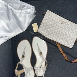 Sandals & purse 