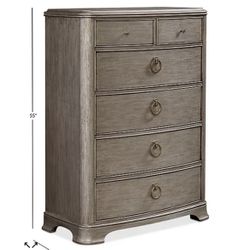 Bedroom Drawer Chest and Nightstand 