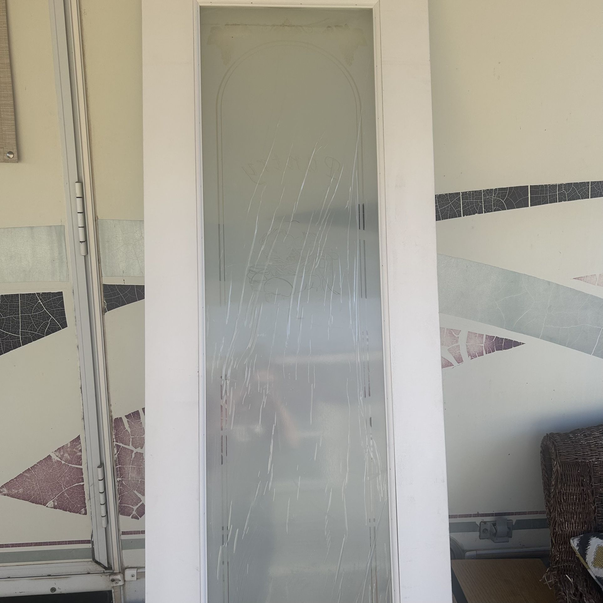 Pantry Door w/glass