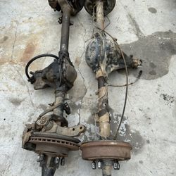 Jeep Cj7 Wide Trac Axles Pair Oem 3.31 Gear Dana 30 And AMC 20