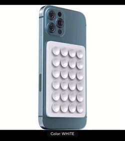 Silicone Suction Phone Holder Mat Multifunctional Suction Cup Wall Stand Square Anti-Slip Single-Sided Case Mount Back Sticker