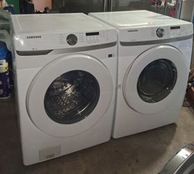 SAMSUNG WASHER AND ELECTRIC DRYER