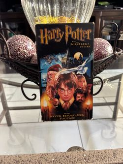 Harry Potter and the Sorcerer’s Stone with Never Before Seen Footage VHS