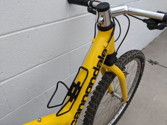 Cannondale Super V Carbon 900 Vintage FS MTB Retro Speed Yellow