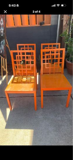Solid wood antique chairs