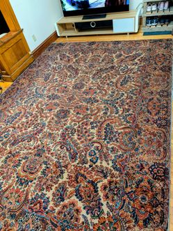 Mid-20th Century 8’6” x 12’ Karastan 100% New Zealand Wool Rug