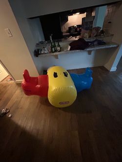 Inflatable seesaw