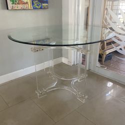 MidCentury Modern Lucite Occasional Dining Table