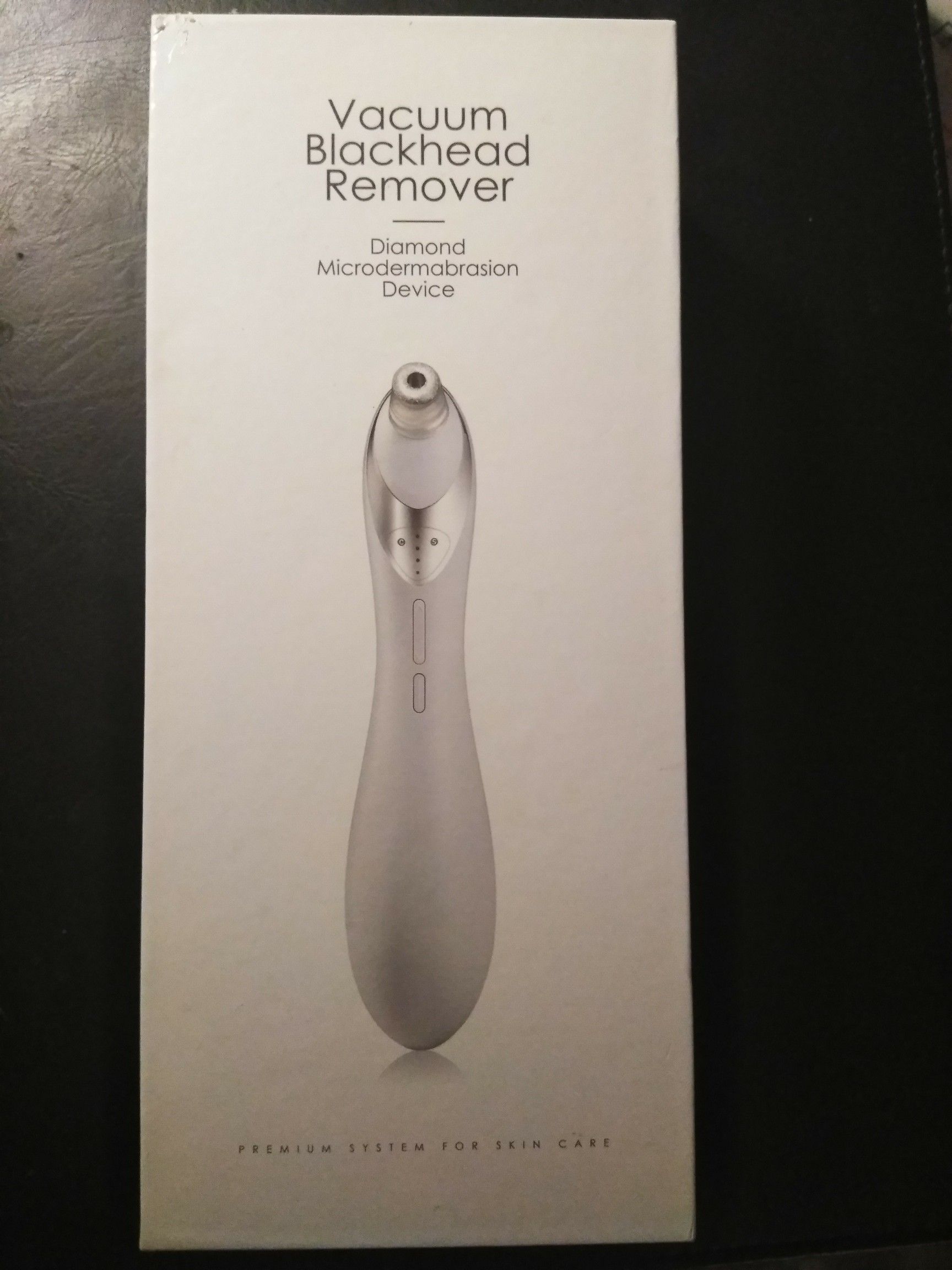 Vacuum blackhead remover and diamond microdermabrasion device, new in box, never used