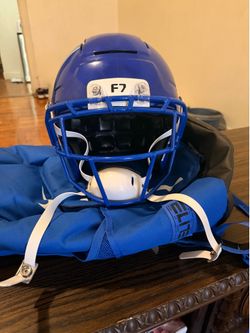 Schutt F7 Air Helmet (Blue, Large)