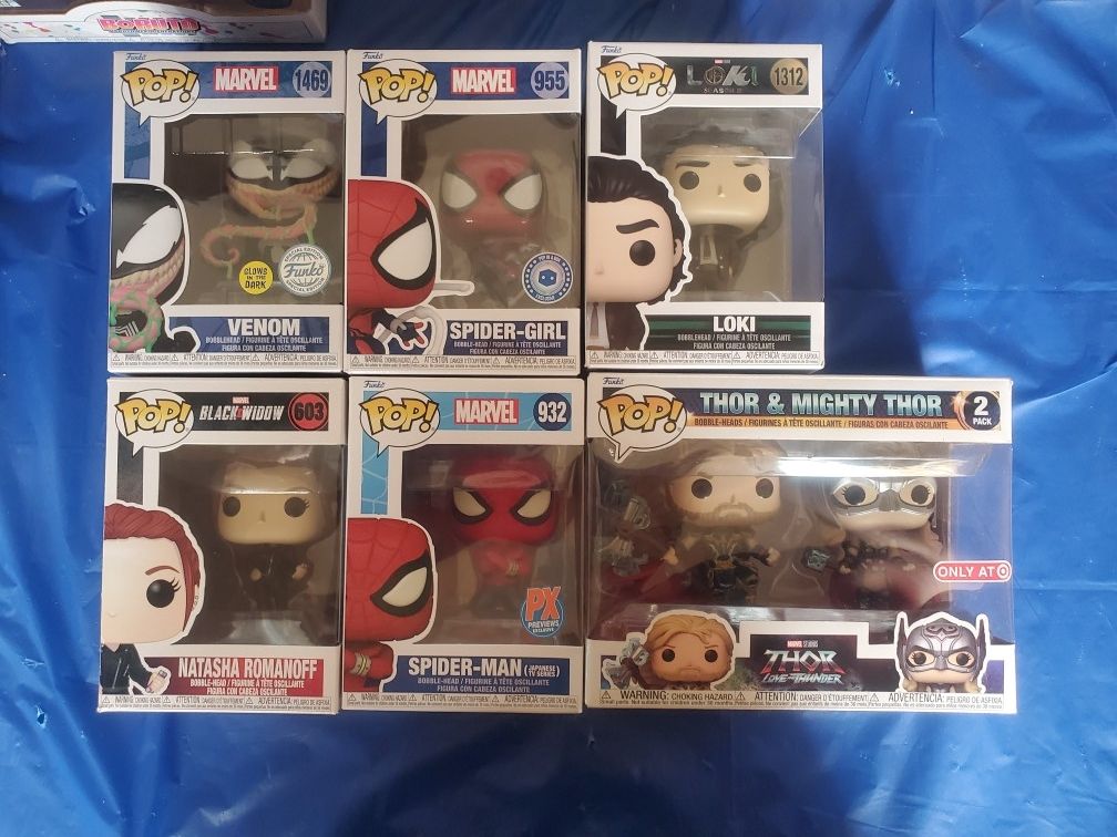 Marvel Funko Pop Lot