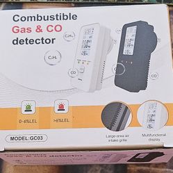 Combustle Gas And CO Detector