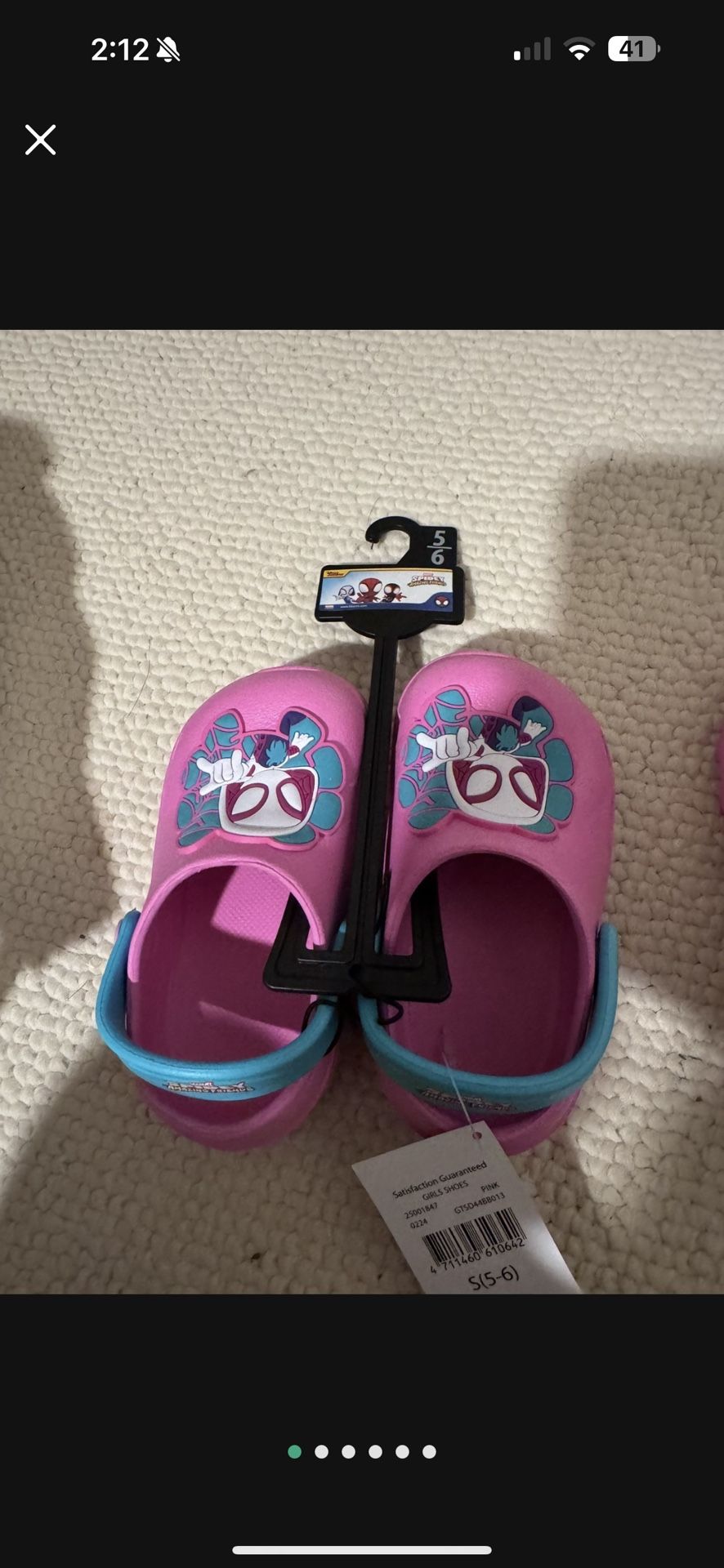 Marvel Spidey & Friends Toddler Kids EVA Clog Sandal