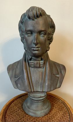Frederic Chopin Ceramic Bust Large, Heavy