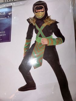 Boys hollower costume size child large 12-14