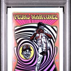 2025 Topps Chrome Pedro Martinez Ultraviolet All Stars PSA 9