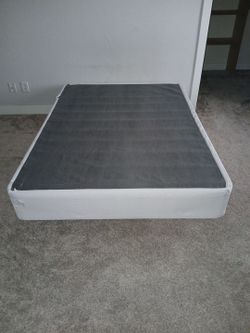 Queen bed frame and box spring