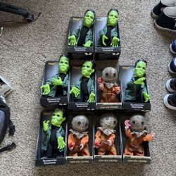 Spirit Halloween Sam And Frankenstein Side Steppers Lot