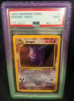 1999 Gengar Fossil Holo PSA 9