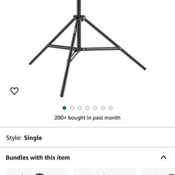 Neewer 75"/6 Feet/190CM Photography Light Stands for Relfectors, Softboxes, Lights, Umbrellas, Backgrounds