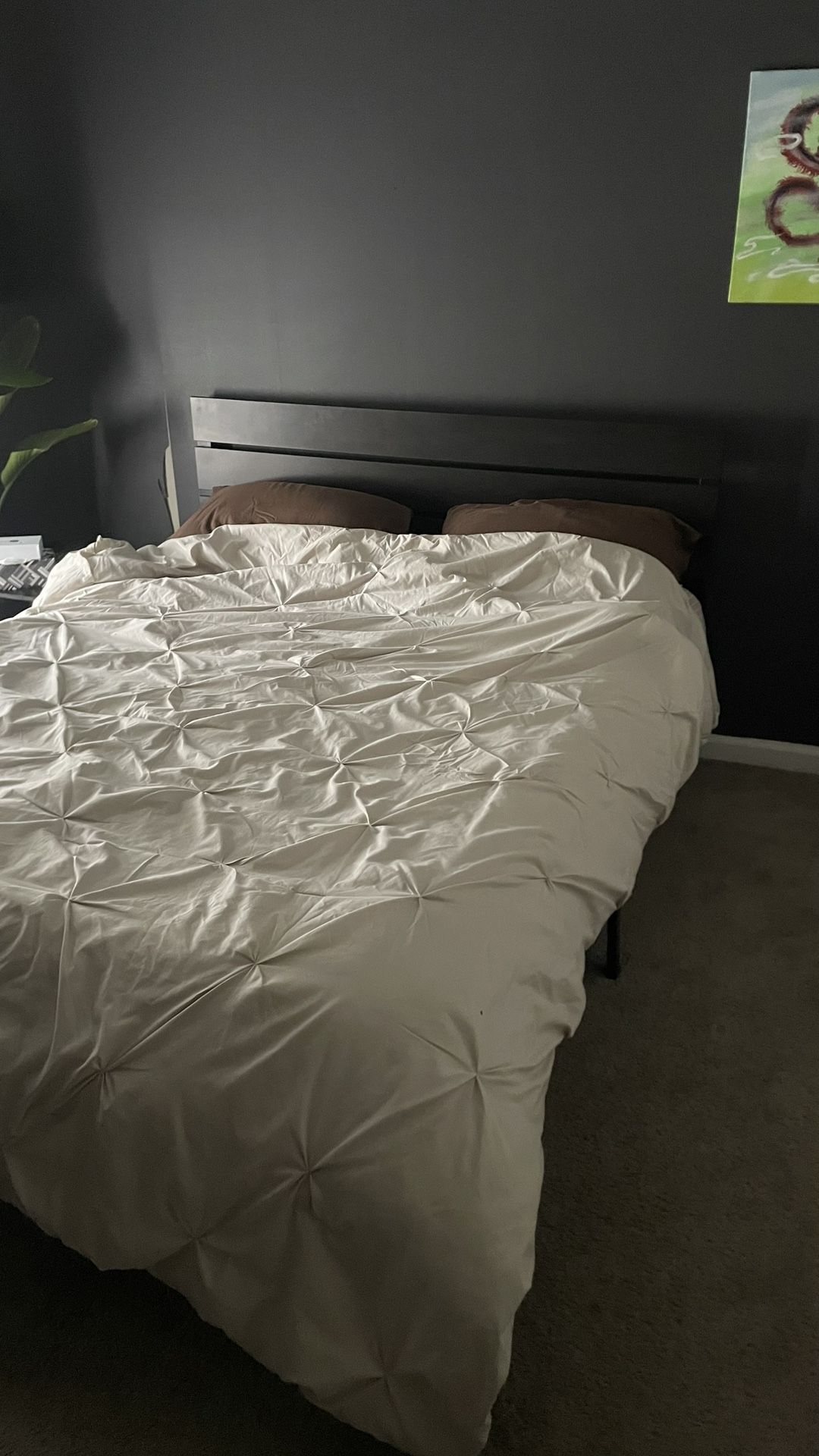 Bed Frame And Mattress. 