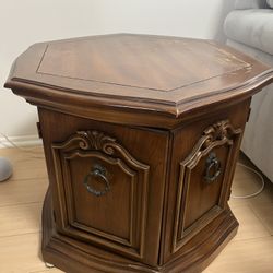 Antique Wooden End Table