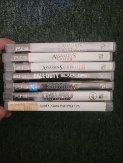 PlayStation 3 Games (Read Description)