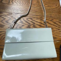 Patent leather Furla shoulder purse